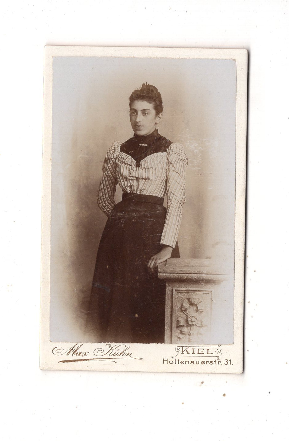 Fotografie Feine Dame - Kiel 1890er