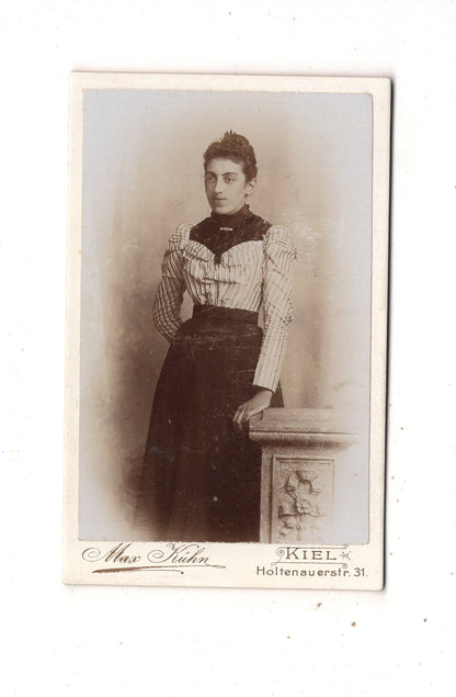 Fotografie Feine Dame - Kiel 1890er