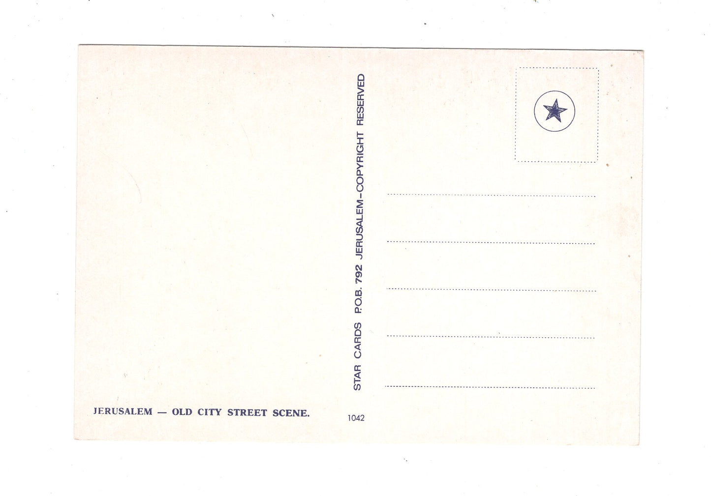 Ansichtskarte Altstadt-Szene / Jerusalem / Israel