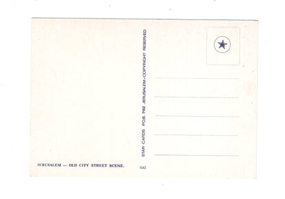 Ansichtskarte Altstadt-Szene / Jerusalem / Israel