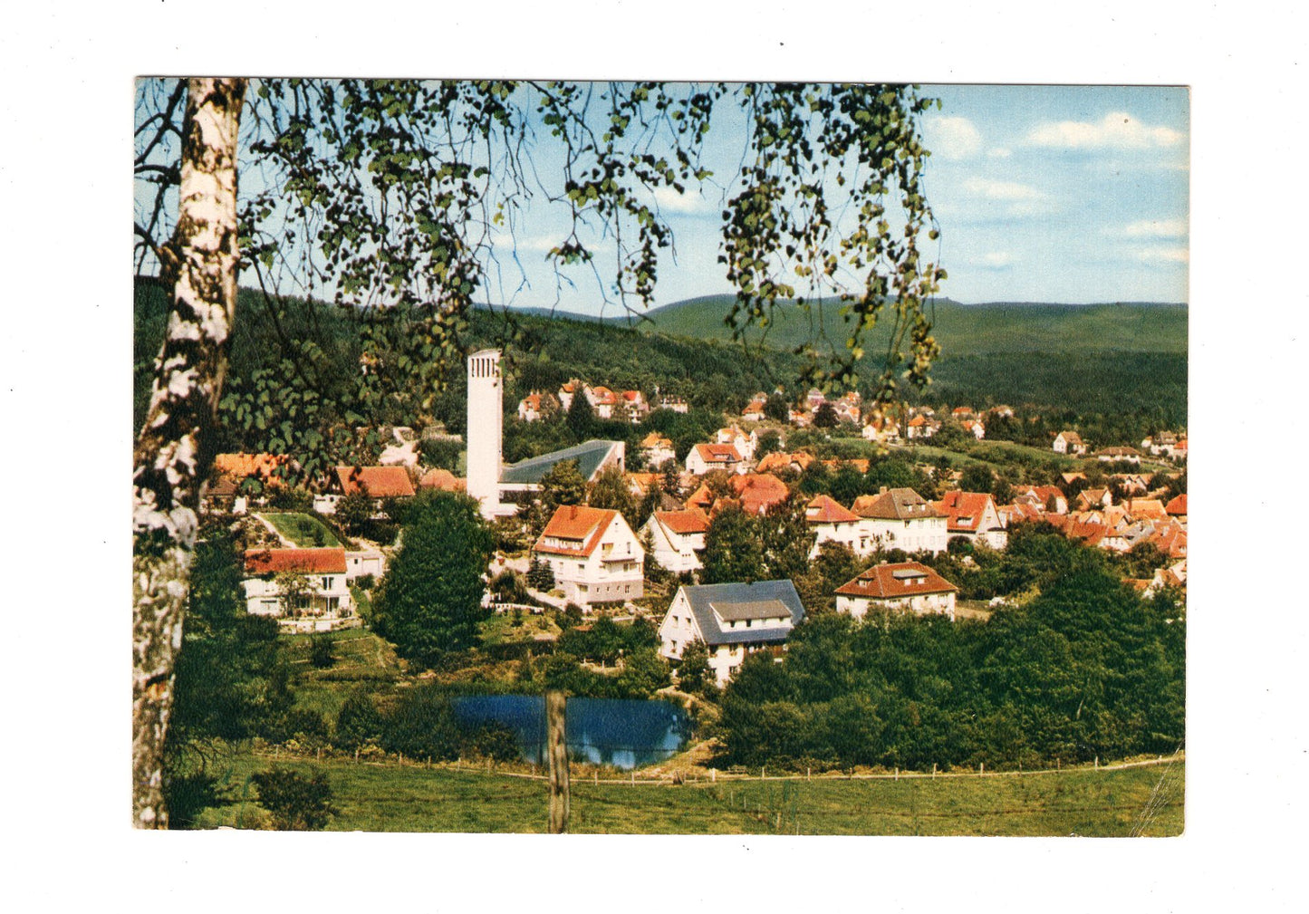 Ansichtskarte Bad Sachsa / Südharz / Blick vom Knickberg
