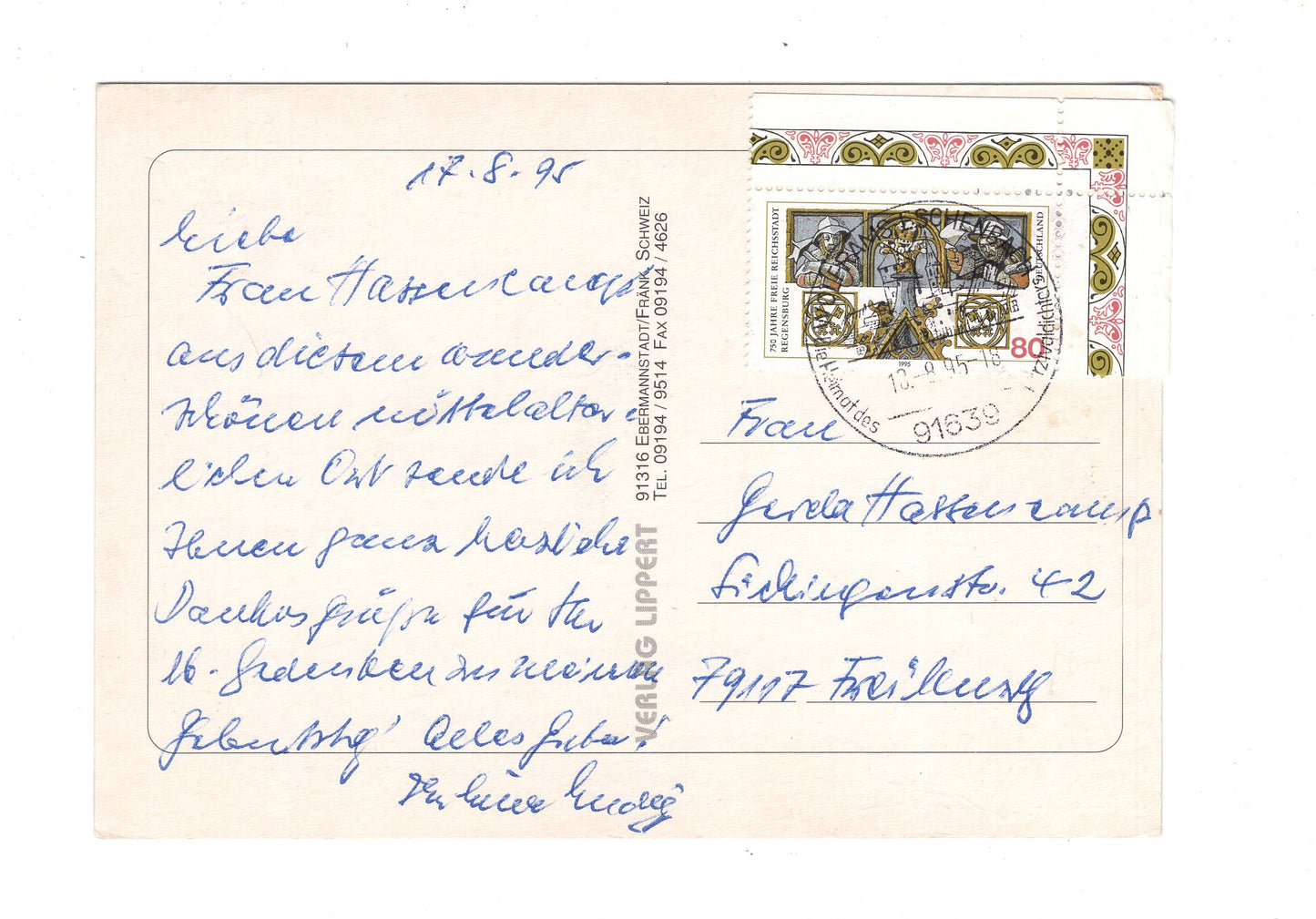 Ansichtskarte Wolframs-Eschenbach / H1-66