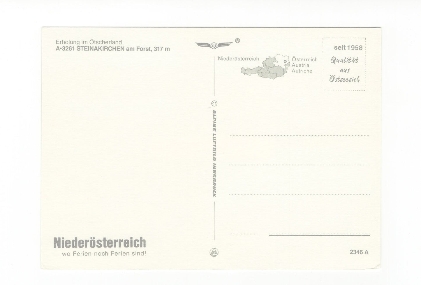 Ansichtskarte Steinakirchen am Forst / Niederösterreich / Österreich