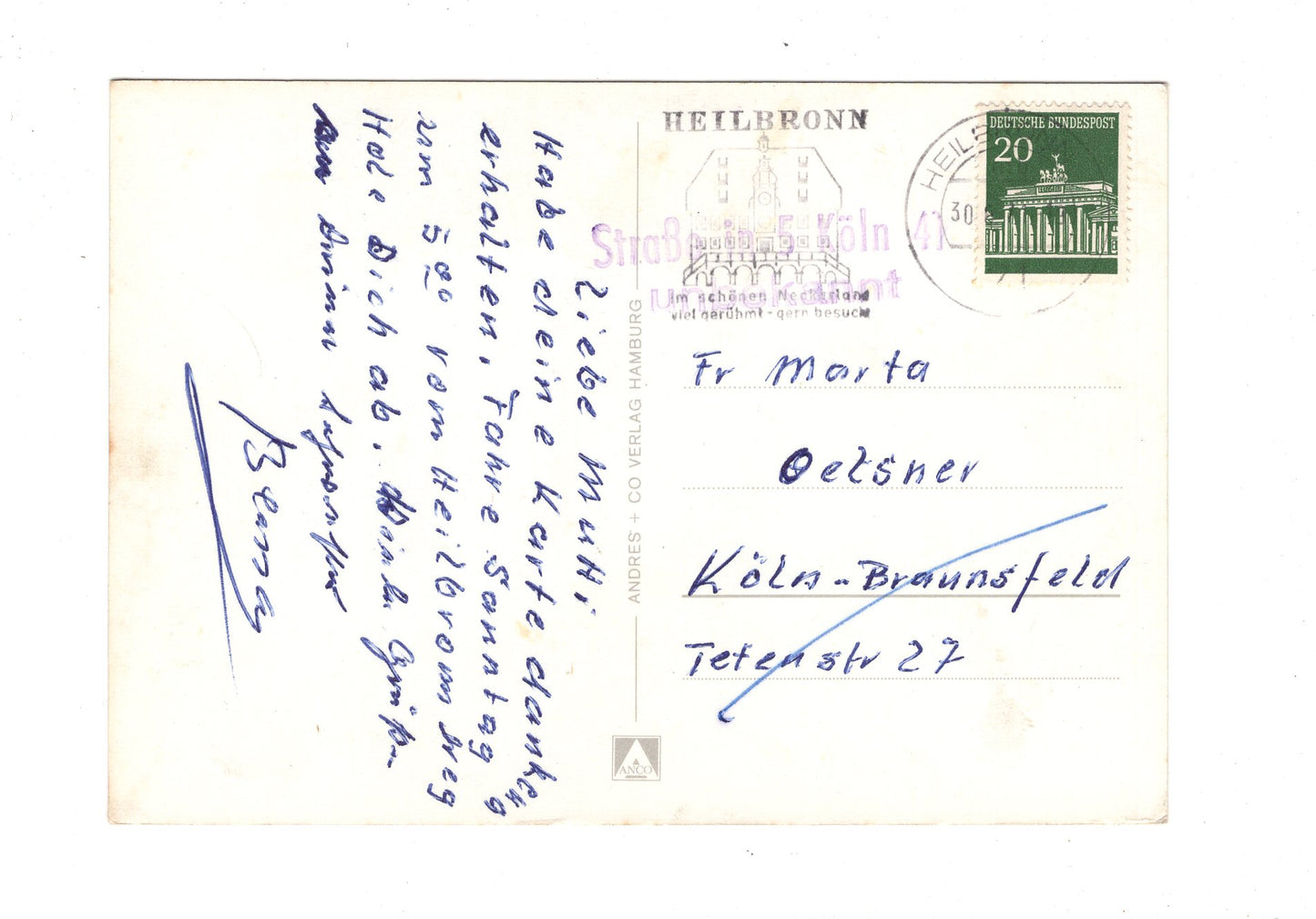 Ansichtskarte Heilbronn am Neckar / I1-65