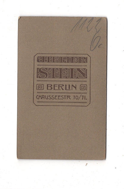 Fotografie Feiner Junge - Berlin 1900er / CDV N1-03
