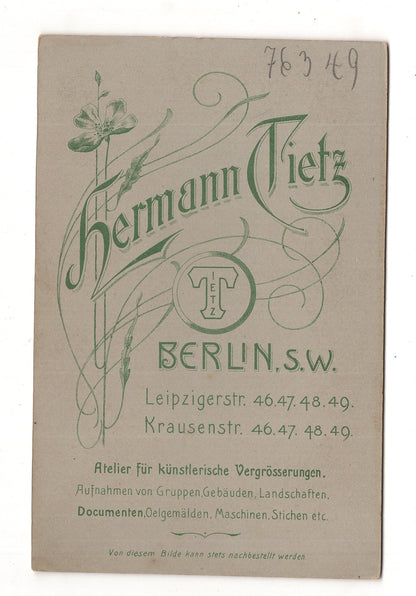 Fotografie Feine Dame - Berlin 1900er