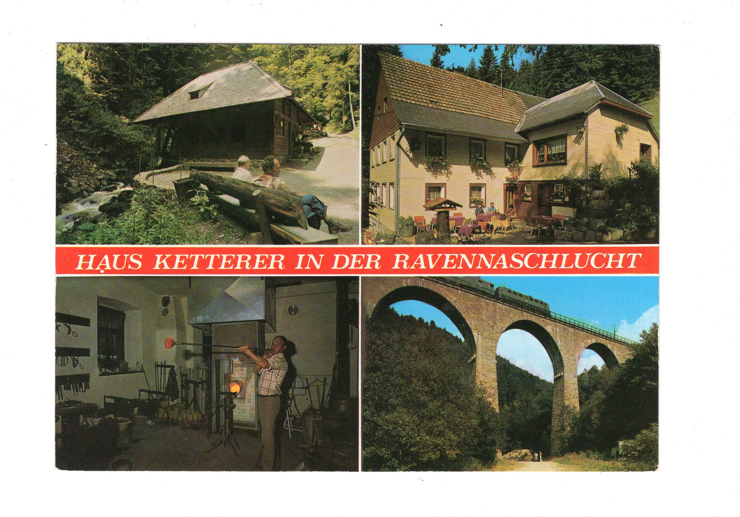 Ansichtskarte Haus Ketterer in der Ravennaschlucht / Hinterzarten / H1-66