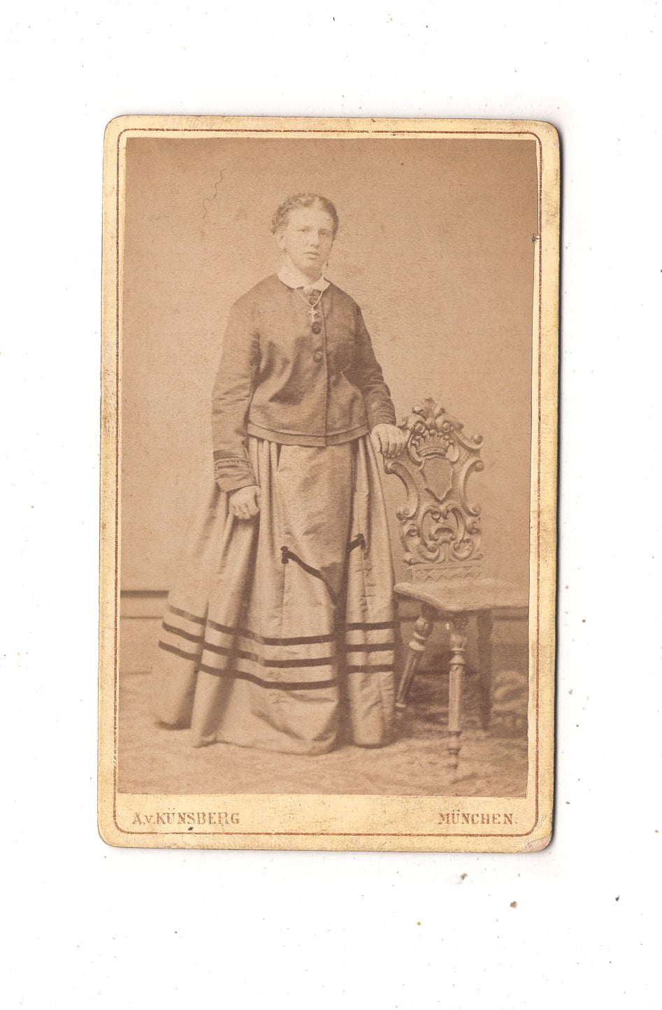 Fotografie Feine Dame - München 1870er
