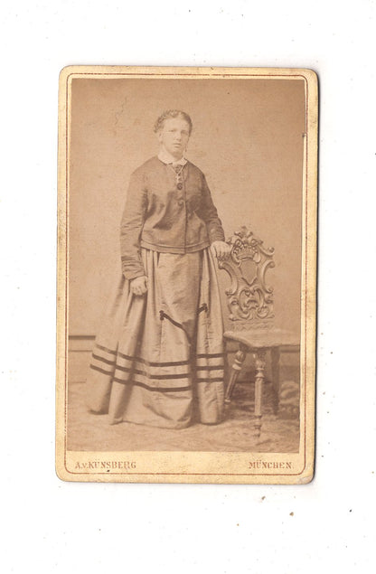 Fotografie Feine Dame - München 1870er