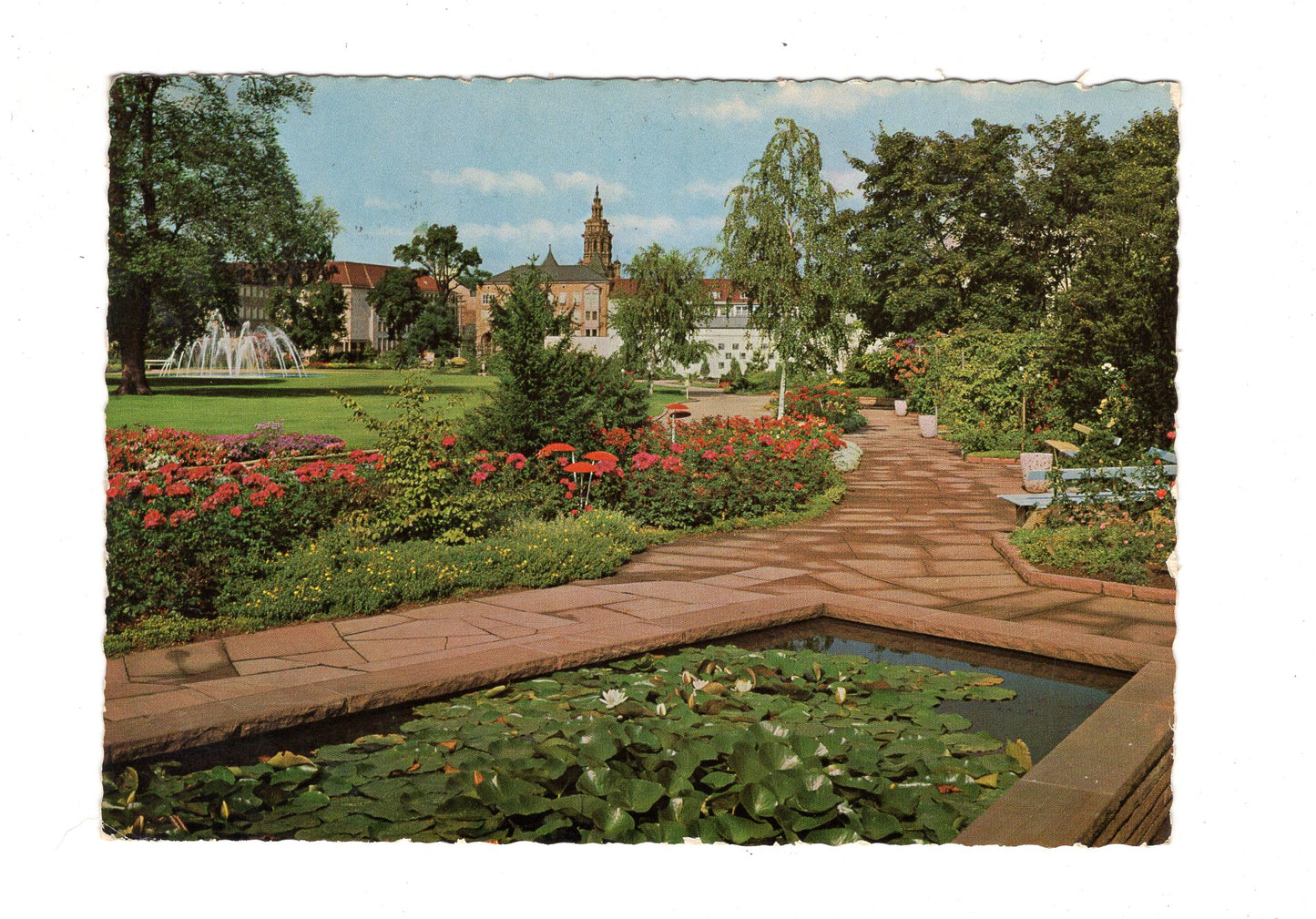 Ansichtskarte Heilbronn am Neckar / Stadtgarten / I1-65