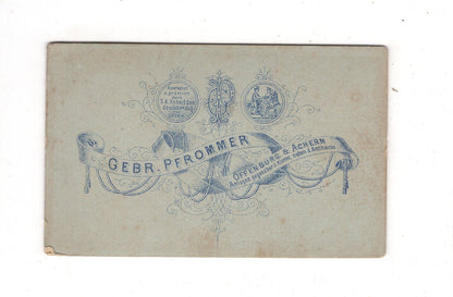 Fotografie Feines Paar - Offenburg & Achern 1870er / CDV L1-38