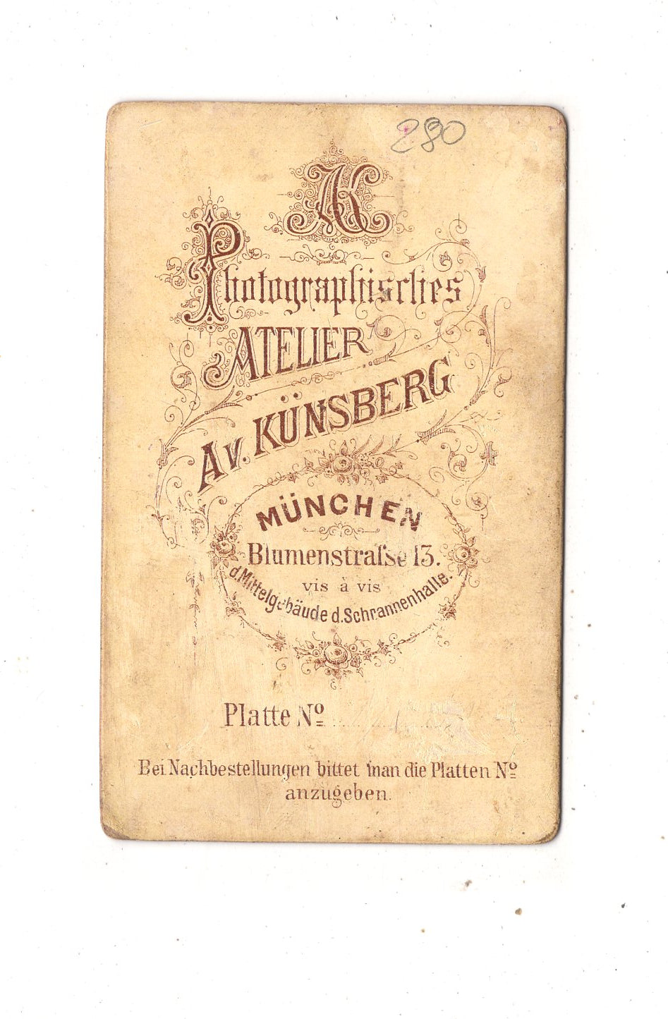 Fotografie Feine Dame - München 1870er