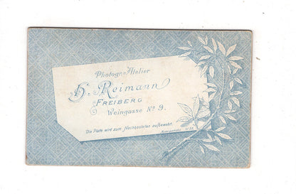 Fotografie Feiner Junge - Freiberg 1880er / CDV N1-03