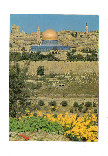 Ansichtskarte Blick vom Ölberg auf Jerusalem / Israel