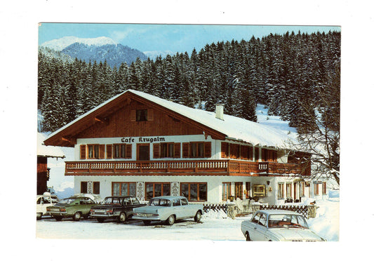 Ansichtskarte Café Krugalm / Fischbachau-Hammer / Bayerische Alpen