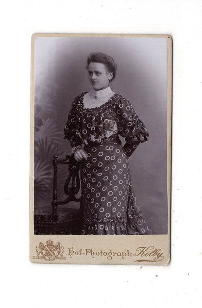 Fotografie Feine Dame - Zwickau 1905