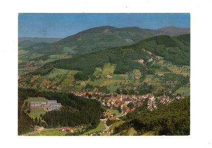 Ansichtskarte Ottenhöfen im Schwarzwald mit Erwin-Schweizer-Schule / G1-70
