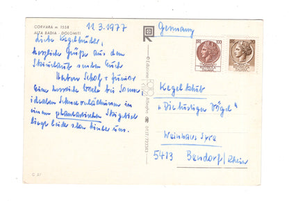 Ansichtskarte Alta Badia / Italien / N1-59