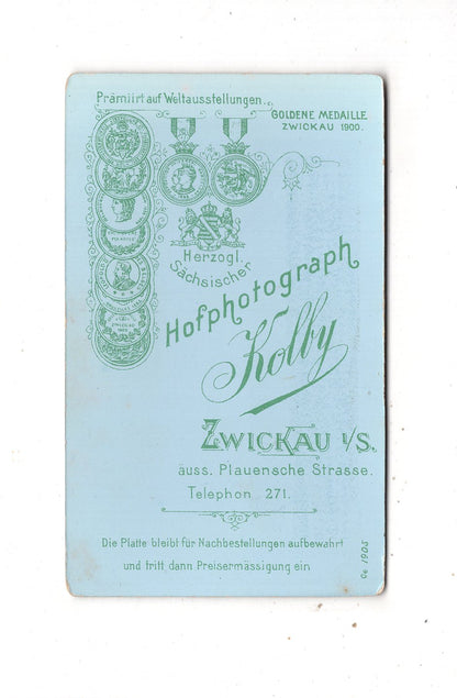 Fotografie Feine Dame - Zwickau 1905