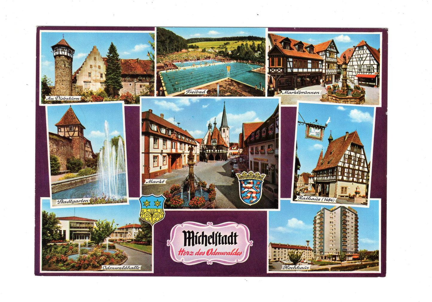 Ansichtskarte Michelstadt im Odenwald / H1-66