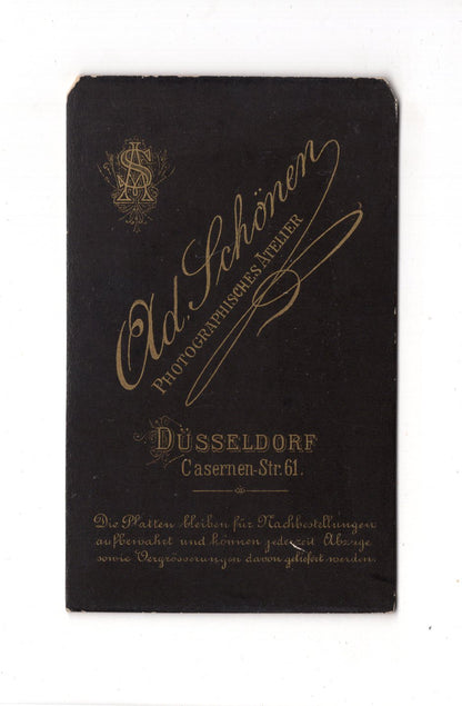 Fotografie Damenportrait - Düsseldorf 1880er / CDV C1-17