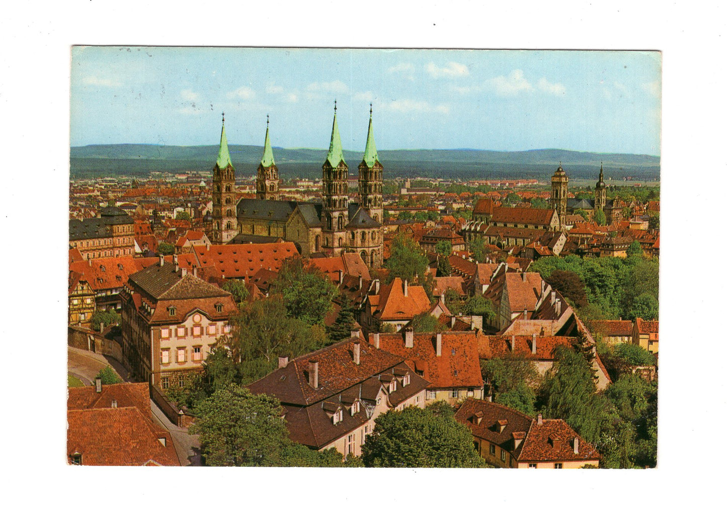 Ansichtskarte Bamberg / Oberfranken / Blick zum Dom +++