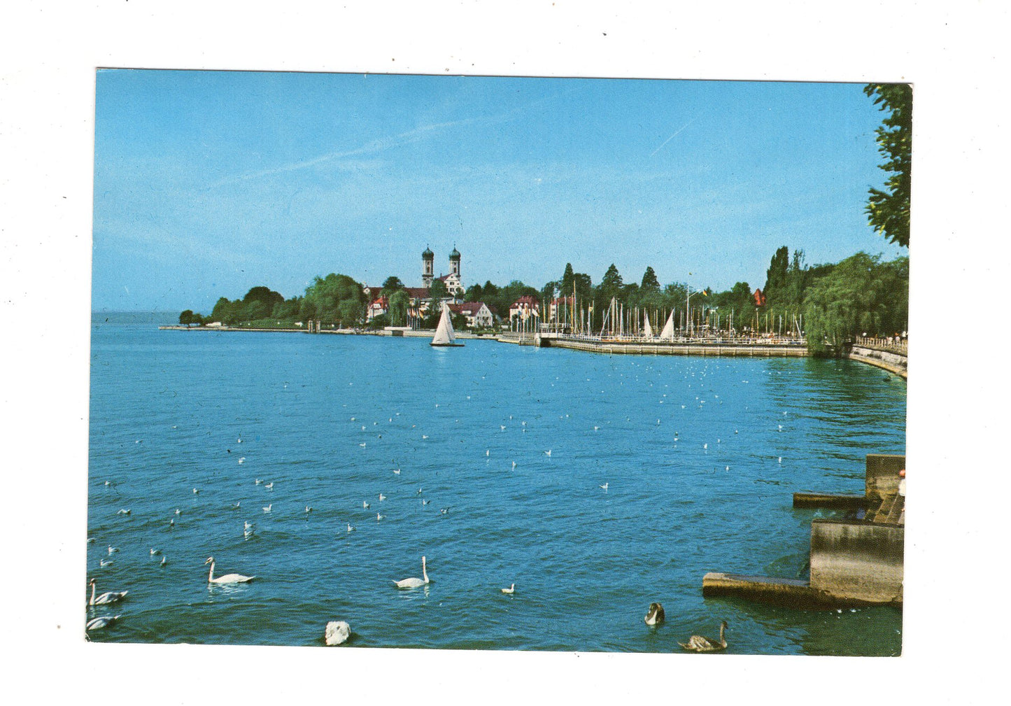 Ansichtskarte Friedrichshafen am Bodensee / Blick auf Schlosskirche / K1-53