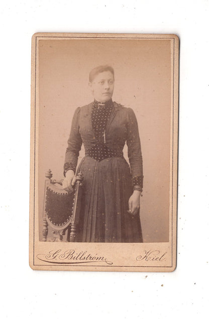 Fotografie Feine Dame - Kiel 1880er