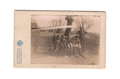 Fotografie Frau mit kleinen Kindern - Landsberg am Lech 1917