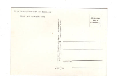 Ansichtskarte Friedrichshafen am Bodensee / Blick auf Schlosskirche / K1-53