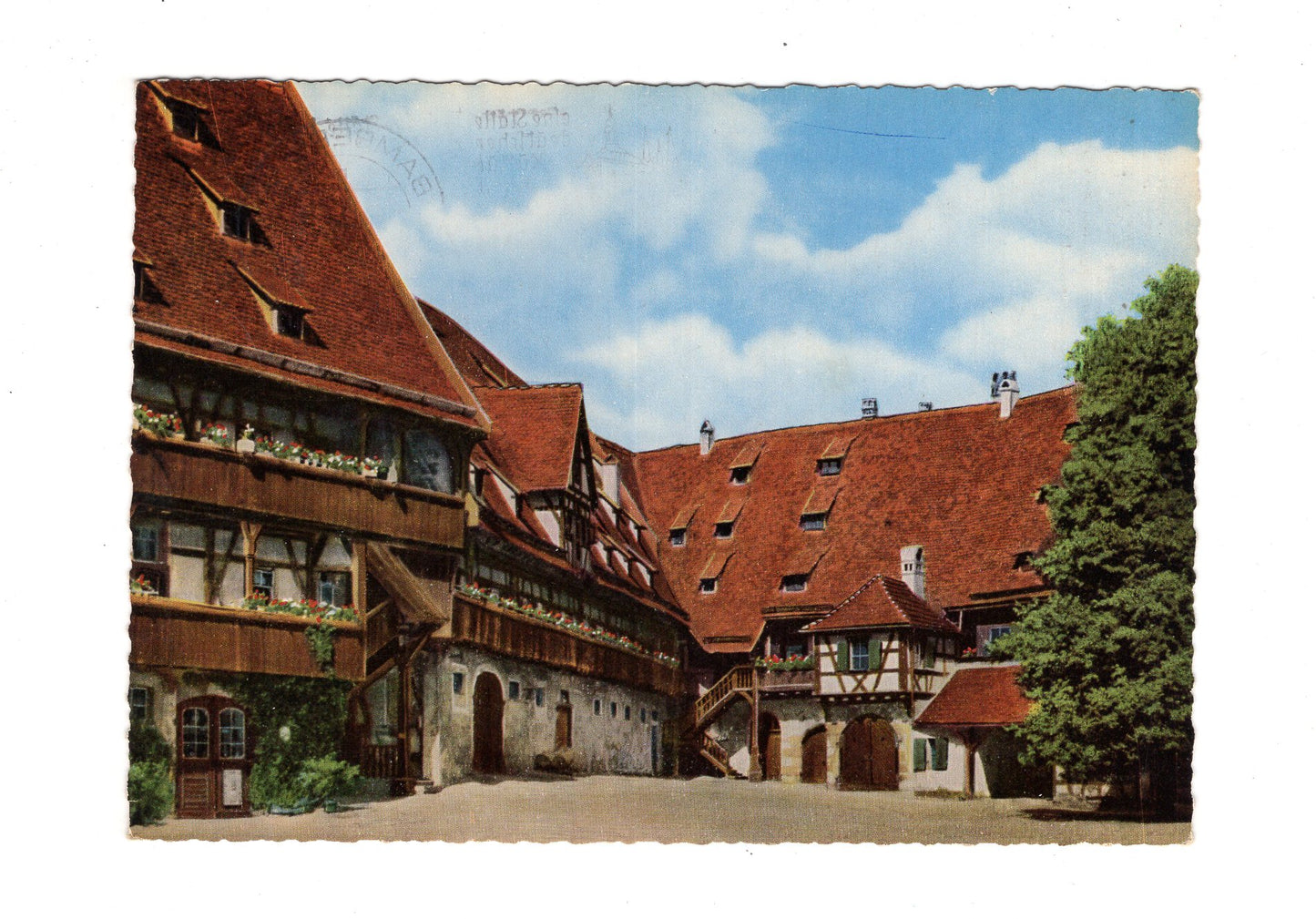Ansichtskarte Bamberg / Oberfranken / Alte Hofhaltung