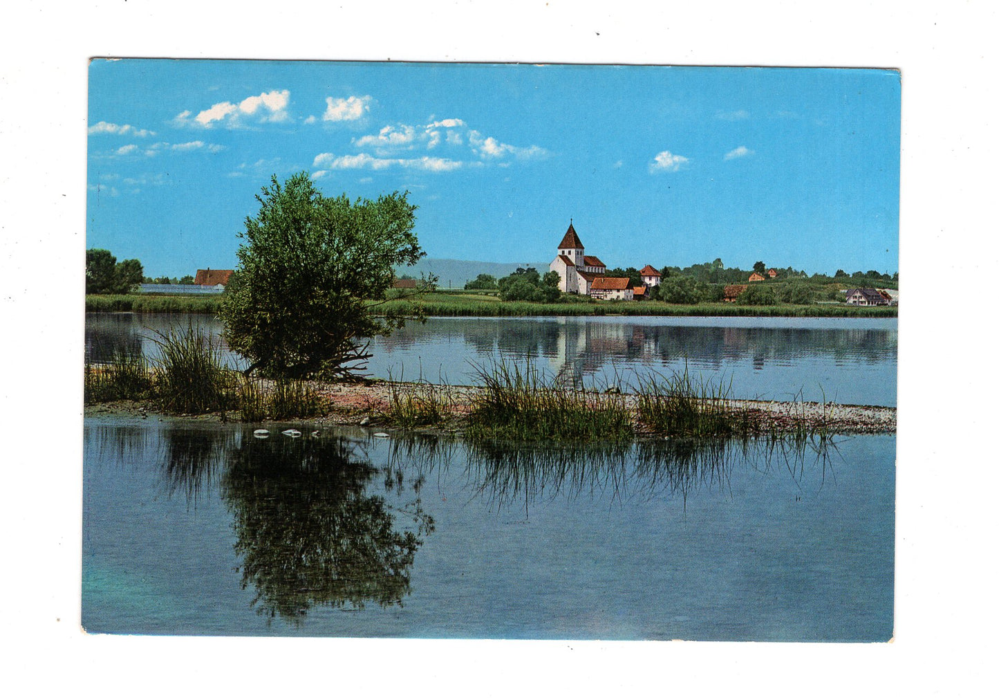 Ansichtskarte Insel Reichenau im Bodensee / St. Georgskirche in Oberzell / K1-53