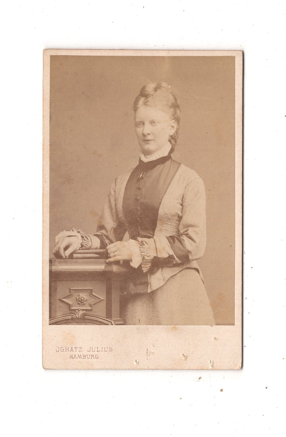 Fotografie Feine Dame - Hamburg 1870er