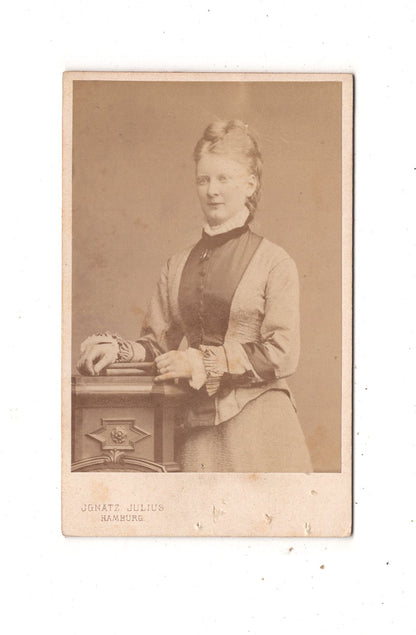 Fotografie Feine Dame - Hamburg 1870er