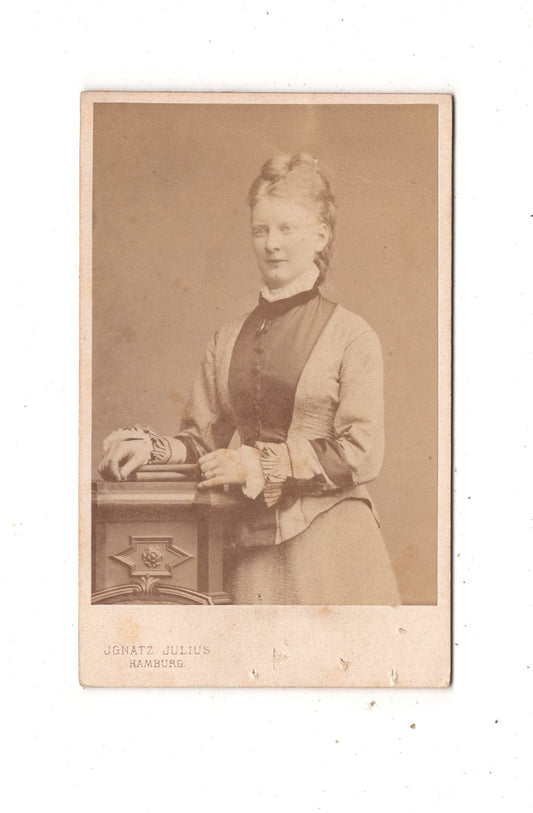 Fotografie Feine Dame - Hamburg 1870er