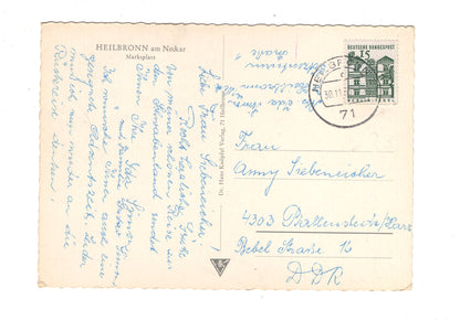 Ansichtskarte Heilbronn am Neckar / Marktplatz / I1-65