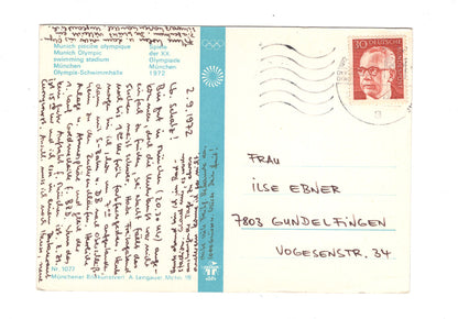 Ansichtskarte München 1972 / Olympia-Schwimmhalle / G1-53