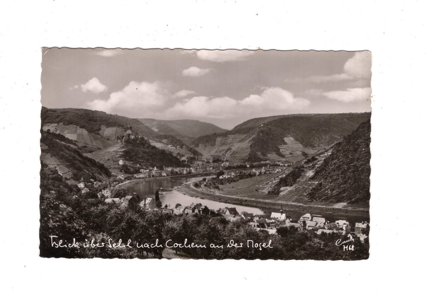 Ansichtskarte Blick über Sehl nach Cochem an der Mosel / M1-58