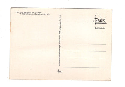 Ansichtskarte Insel Reichenau im Bodensee / St. Georgskirche in Oberzell / K1-53