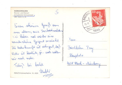 Ansichtskarte Sasbachwalden im Schwarzwald / G1-70