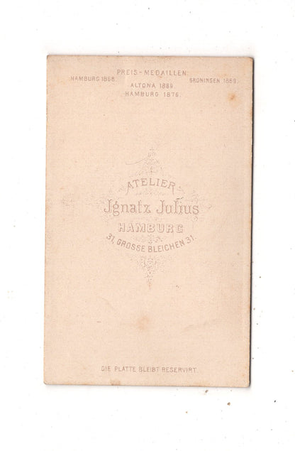 Fotografie Feine Dame - Hamburg 1870er