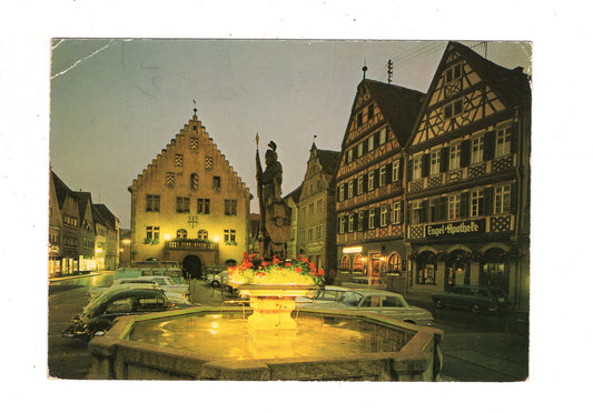 Ansichtskarte Bad Mergentheim / Marktplatz / J1-61