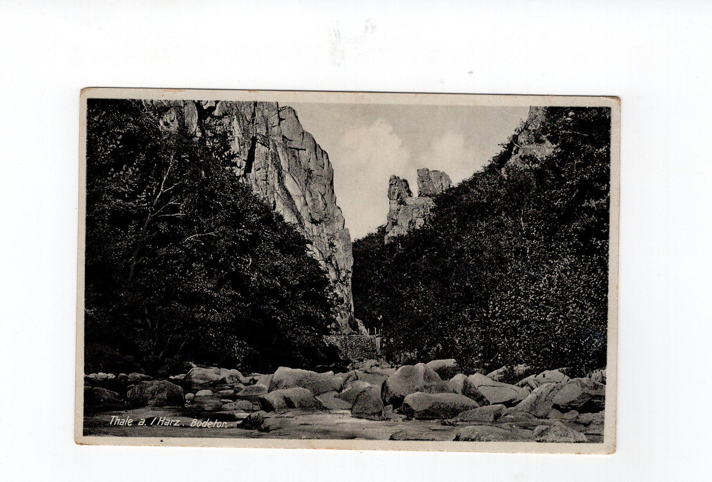 Ansichtskarte Thale am Harz / Bodetor