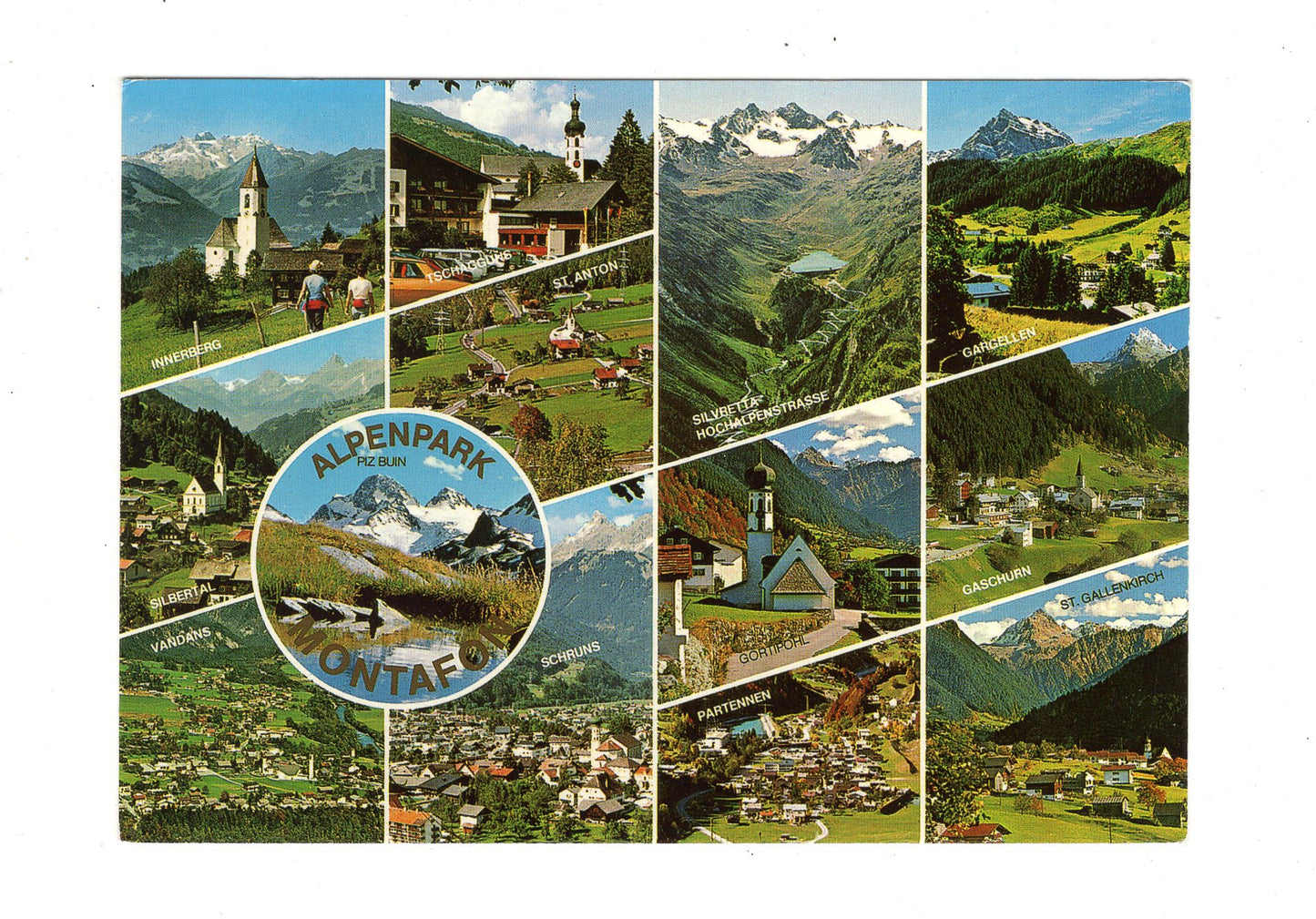 Ansichtskarte Alpenpark Montafon / Vorarlberg / Österreich