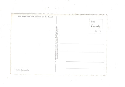 Ansichtskarte Blick über Sehl nach Cochem an der Mosel / M1-58