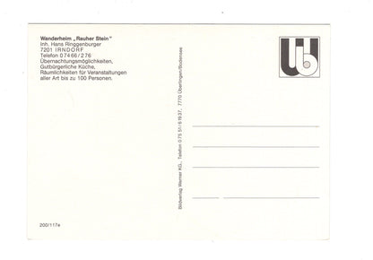 Ansichtskarte Wanderheim Rauher Stein / Irndorf / H1-66