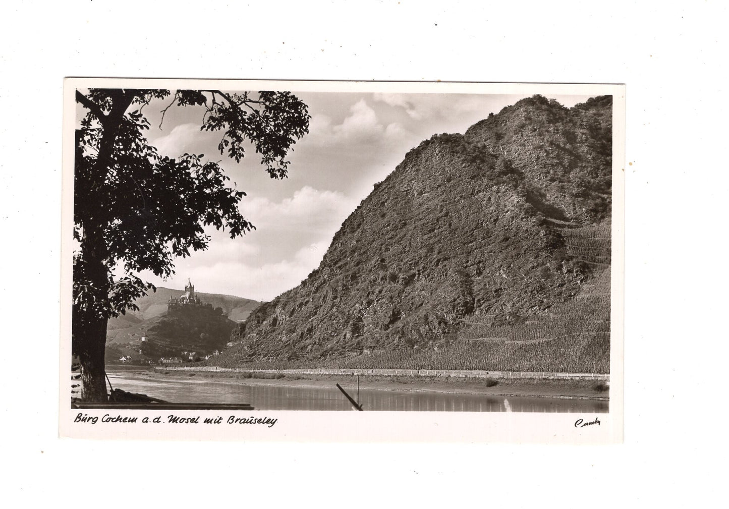 Ansichtskarte Burg Cochem an der Mosel mit Brauseley / M1-58