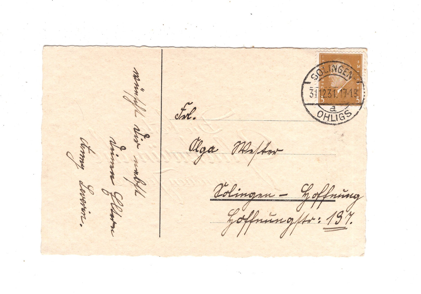 Ansichtskarte Feiertage / Frohes neues Jahr / L1-52