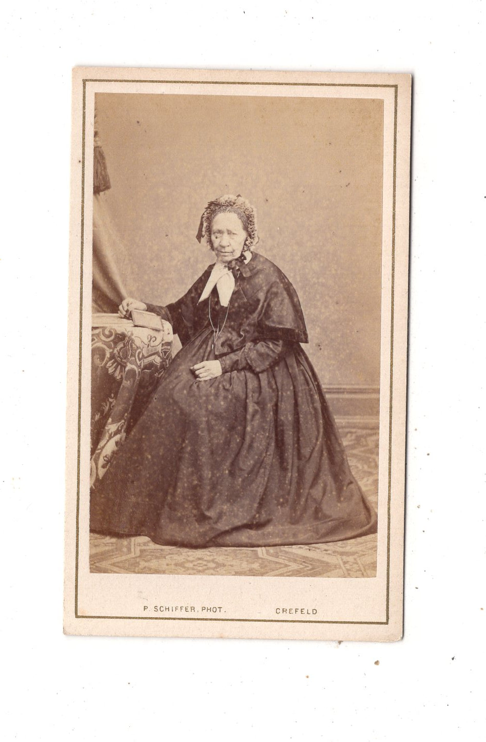 Fotografie Feine Dame - Krefeld 1860er