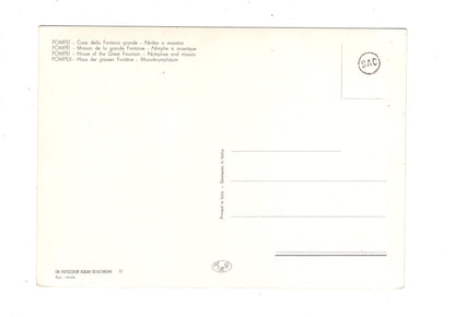 Ansichtskarte Pompei / Casa della Fontana grande / Italien / N1-59